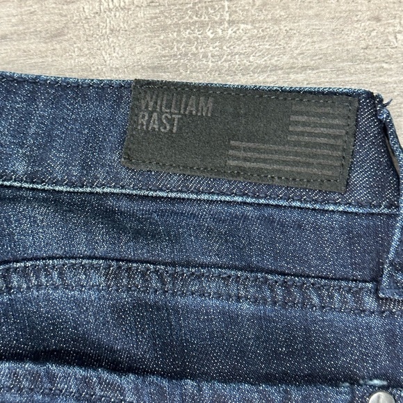 Mens William RAST Denim Jeans 31 x 35 Pants Navy Blue Bootcut Stretch Denim New - Picture 7 of 12